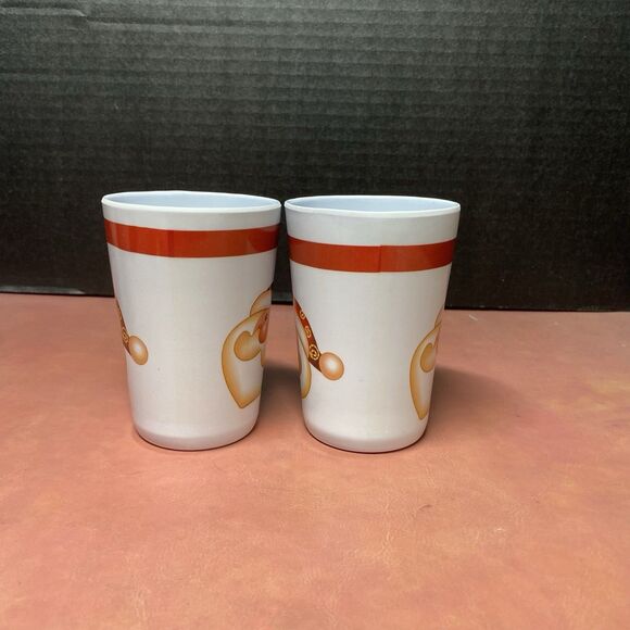 Citrus Grove Melamine Kids Tumbler Cup Santa Claus & Gingerbread Man Holidays - Picture 9 of 15
